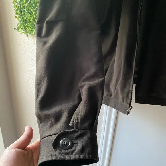 Cutter & Buck Faux suedes polyester Full zip jacket coat - Picture 2 of 4